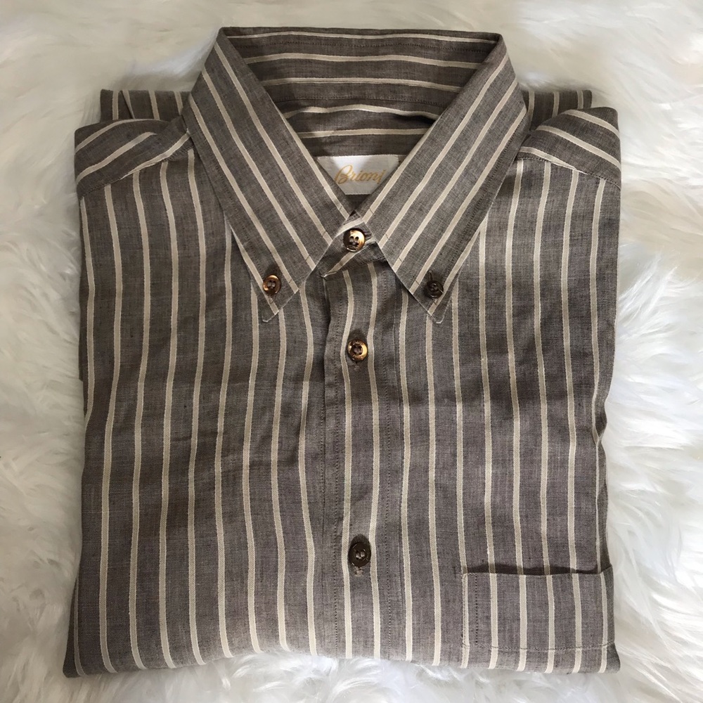 BRIONI Men’s Button Down | Large